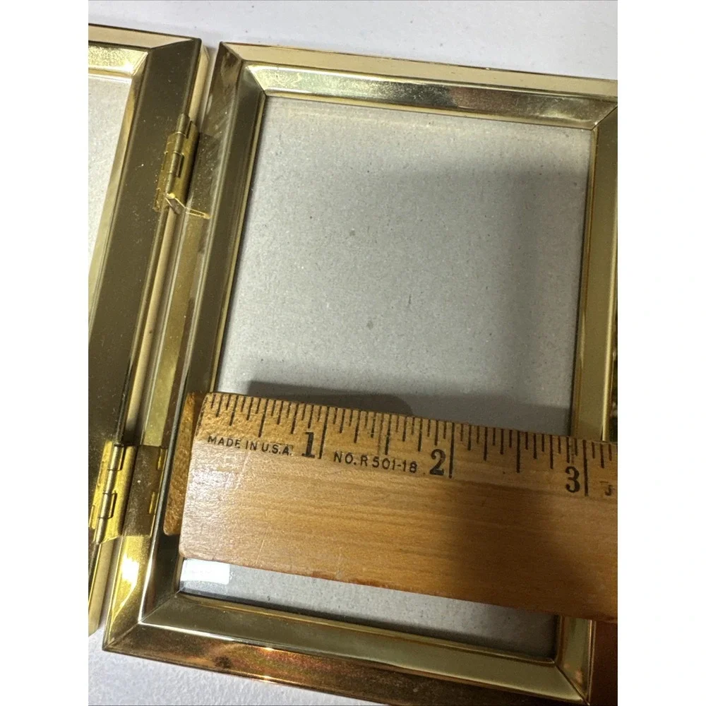 Vintage Brass Patina Frame 3 